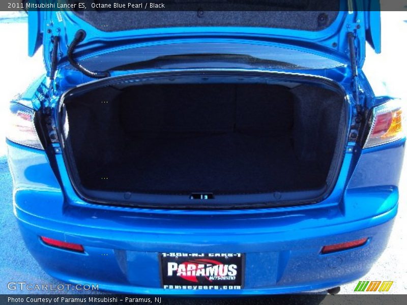 Octane Blue Pearl / Black 2011 Mitsubishi Lancer ES