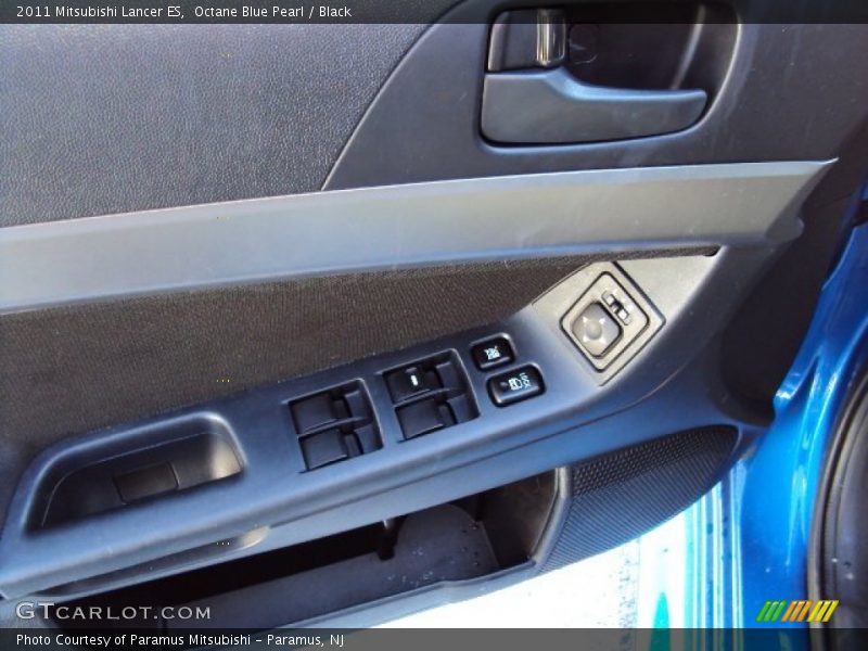 Octane Blue Pearl / Black 2011 Mitsubishi Lancer ES