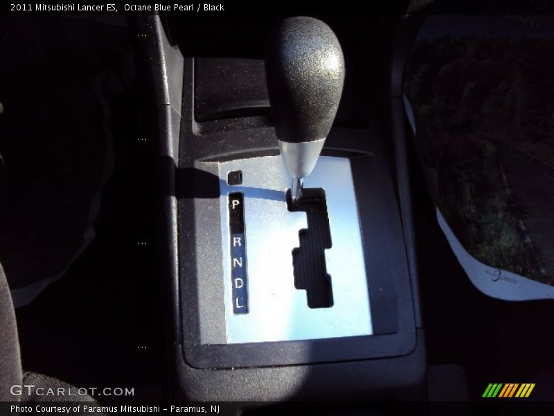 Octane Blue Pearl / Black 2011 Mitsubishi Lancer ES