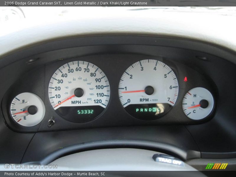 Linen Gold Metallic / Dark Khaki/Light Graystone 2006 Dodge Grand Caravan SXT