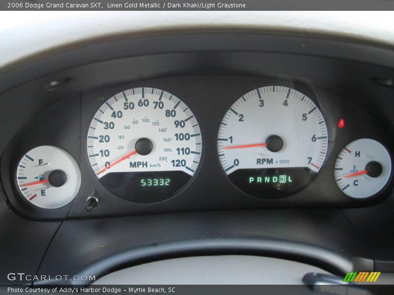 Linen Gold Metallic / Dark Khaki/Light Graystone 2006 Dodge Grand Caravan SXT