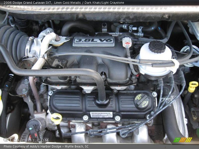 Linen Gold Metallic / Dark Khaki/Light Graystone 2006 Dodge Grand Caravan SXT
