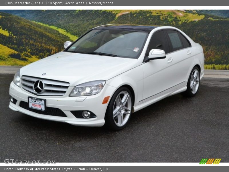 Arctic White / Almond/Mocha 2009 Mercedes-Benz C 350 Sport