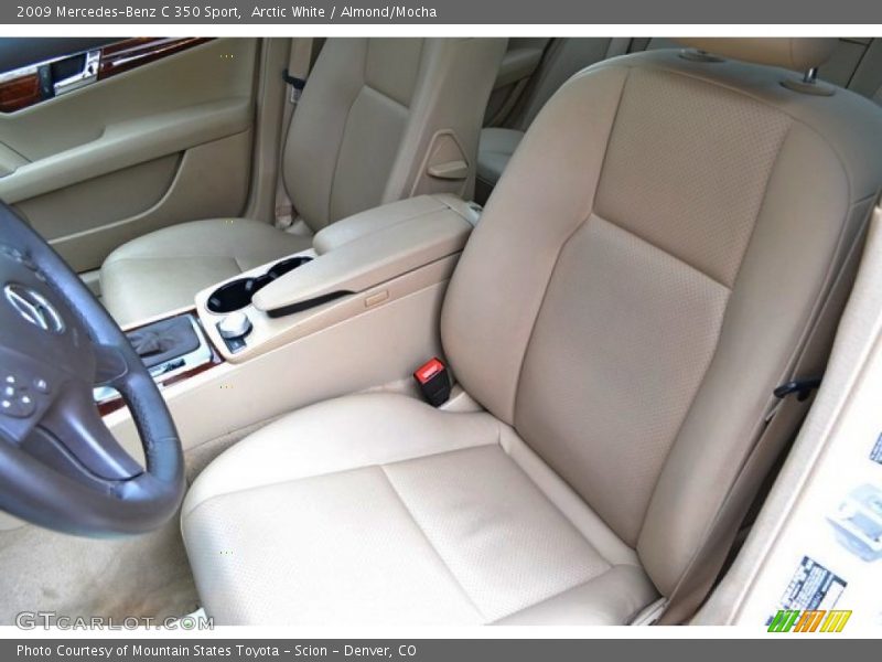 Arctic White / Almond/Mocha 2009 Mercedes-Benz C 350 Sport