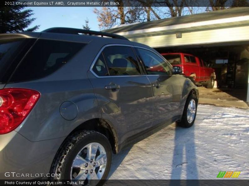 Graystone Metallic / Jet Black 2012 Chevrolet Equinox LT AWD