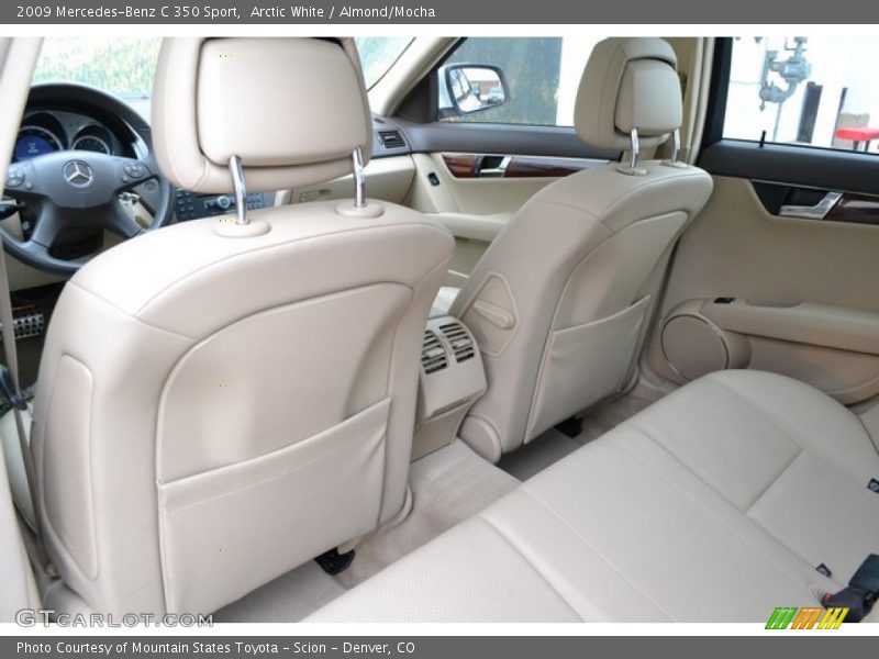 Arctic White / Almond/Mocha 2009 Mercedes-Benz C 350 Sport