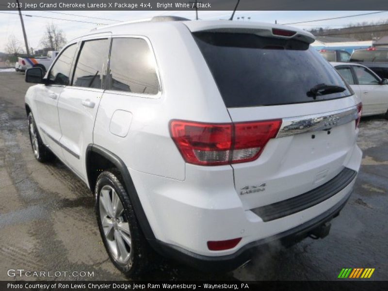 Bright White / Black 2013 Jeep Grand Cherokee Laredo X Package 4x4