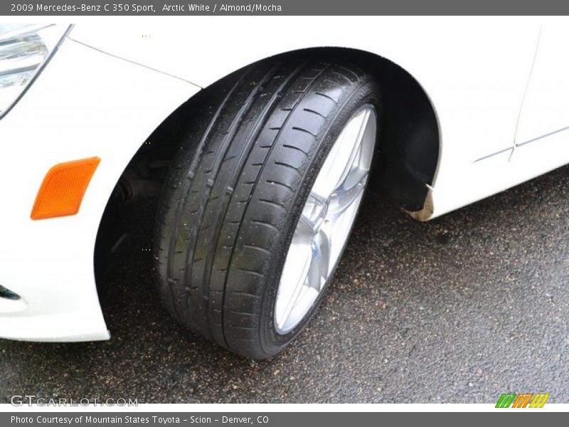 Arctic White / Almond/Mocha 2009 Mercedes-Benz C 350 Sport