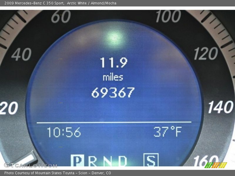 Arctic White / Almond/Mocha 2009 Mercedes-Benz C 350 Sport