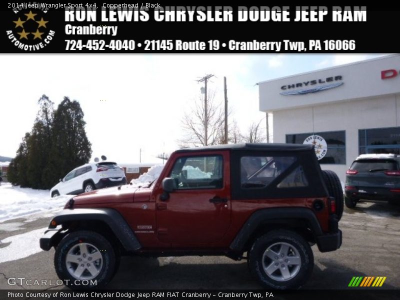 Copperhead / Black 2014 Jeep Wrangler Sport 4x4