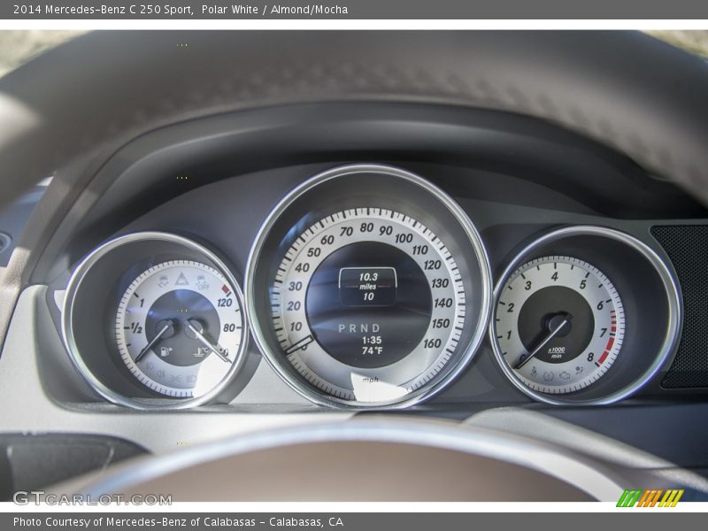 Polar White / Almond/Mocha 2014 Mercedes-Benz C 250 Sport