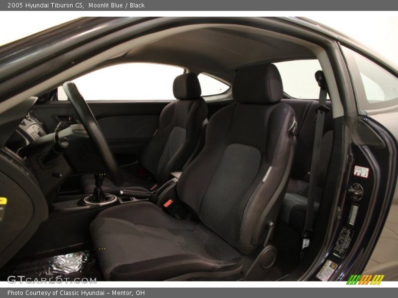 Moonlit Blue / Black 2005 Hyundai Tiburon GS