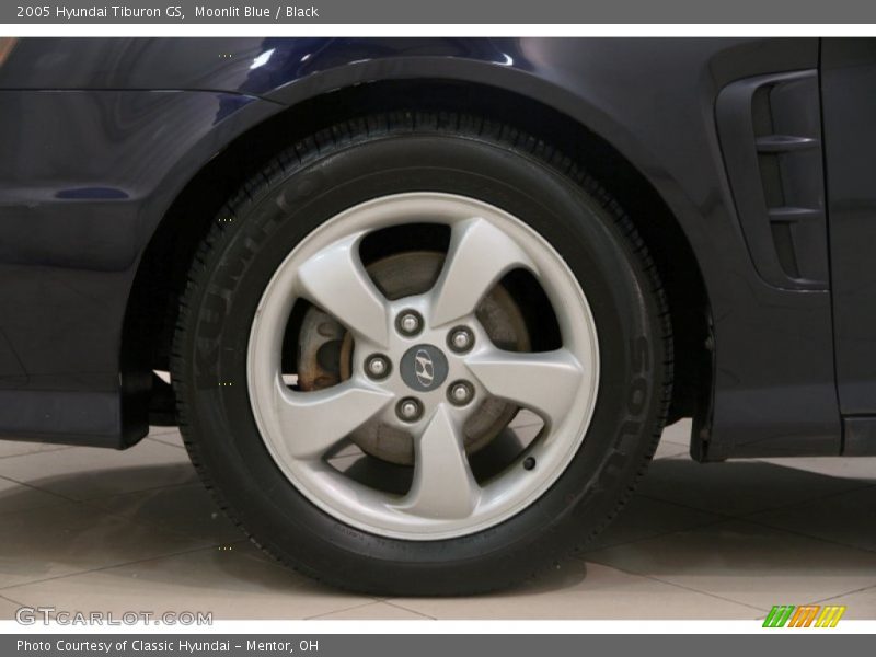 Moonlit Blue / Black 2005 Hyundai Tiburon GS