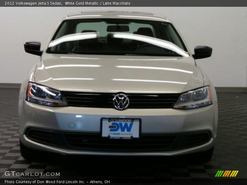 White Gold Metallic / Latte Macchiato 2012 Volkswagen Jetta S Sedan