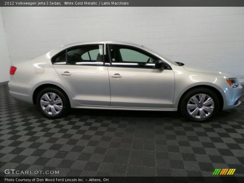 White Gold Metallic / Latte Macchiato 2012 Volkswagen Jetta S Sedan
