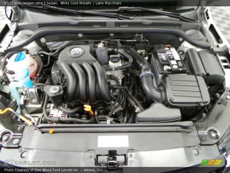 White Gold Metallic / Latte Macchiato 2012 Volkswagen Jetta S Sedan