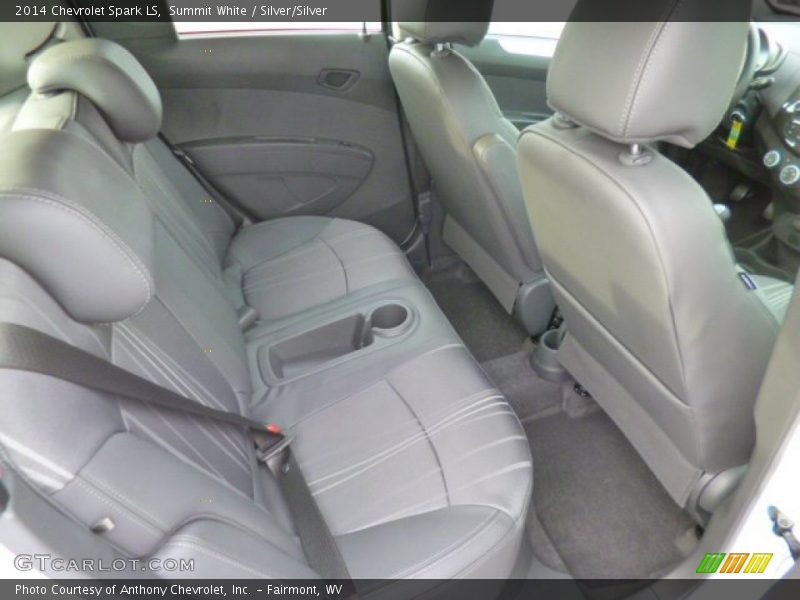 Summit White / Silver/Silver 2014 Chevrolet Spark LS