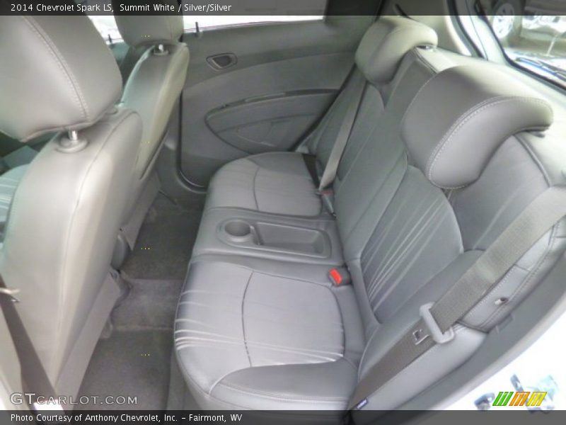 Summit White / Silver/Silver 2014 Chevrolet Spark LS