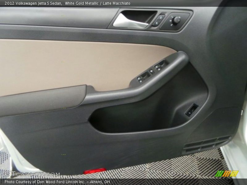 White Gold Metallic / Latte Macchiato 2012 Volkswagen Jetta S Sedan