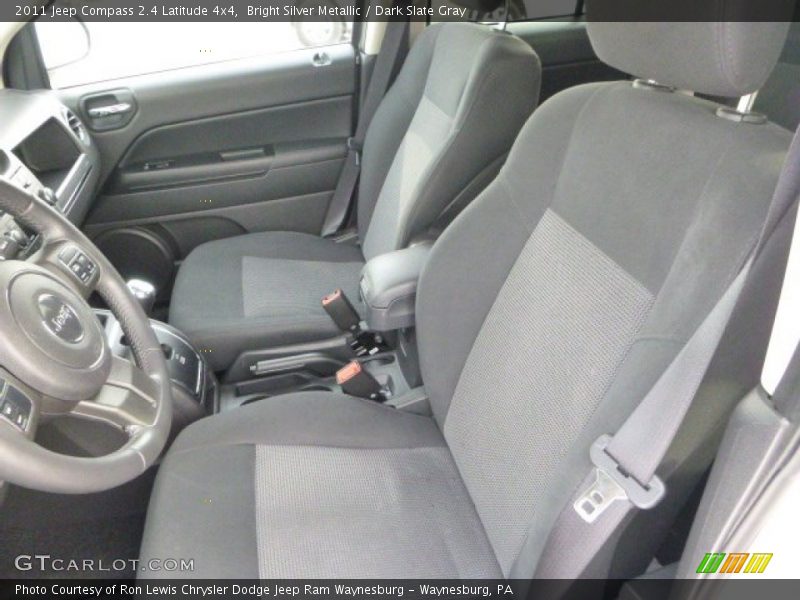 Bright Silver Metallic / Dark Slate Gray 2011 Jeep Compass 2.4 Latitude 4x4