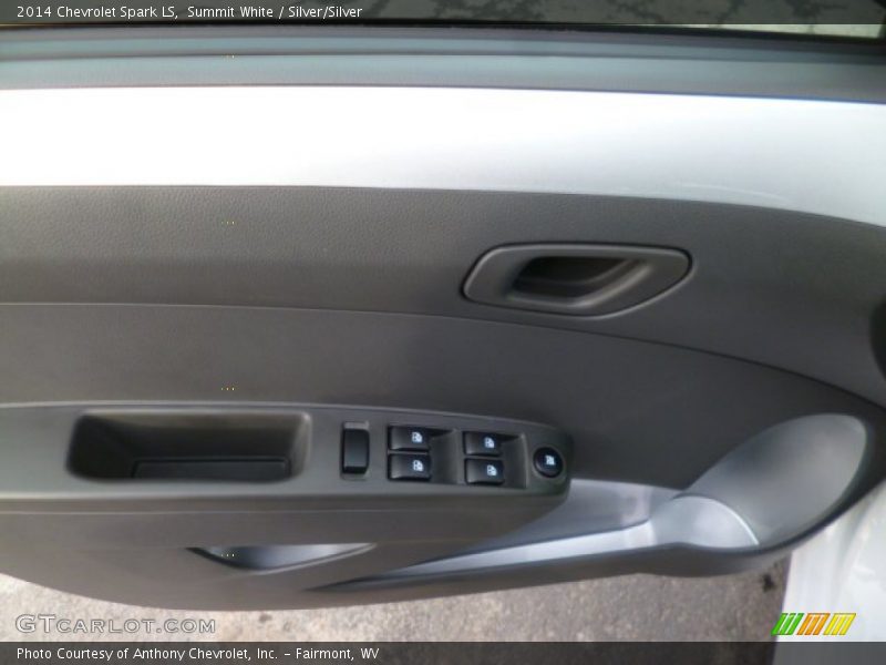 Summit White / Silver/Silver 2014 Chevrolet Spark LS