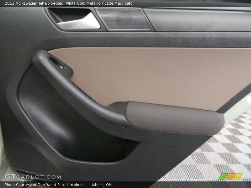White Gold Metallic / Latte Macchiato 2012 Volkswagen Jetta S Sedan
