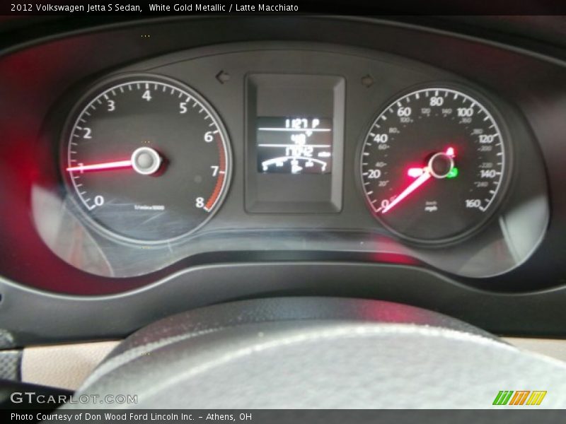 White Gold Metallic / Latte Macchiato 2012 Volkswagen Jetta S Sedan
