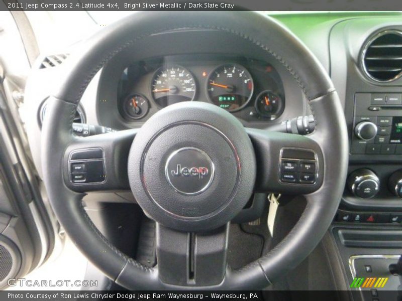 Bright Silver Metallic / Dark Slate Gray 2011 Jeep Compass 2.4 Latitude 4x4