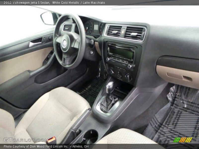 White Gold Metallic / Latte Macchiato 2012 Volkswagen Jetta S Sedan