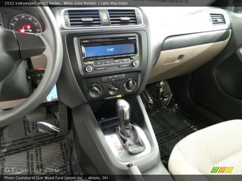 White Gold Metallic / Latte Macchiato 2012 Volkswagen Jetta S Sedan