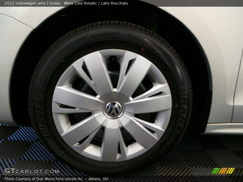 White Gold Metallic / Latte Macchiato 2012 Volkswagen Jetta S Sedan