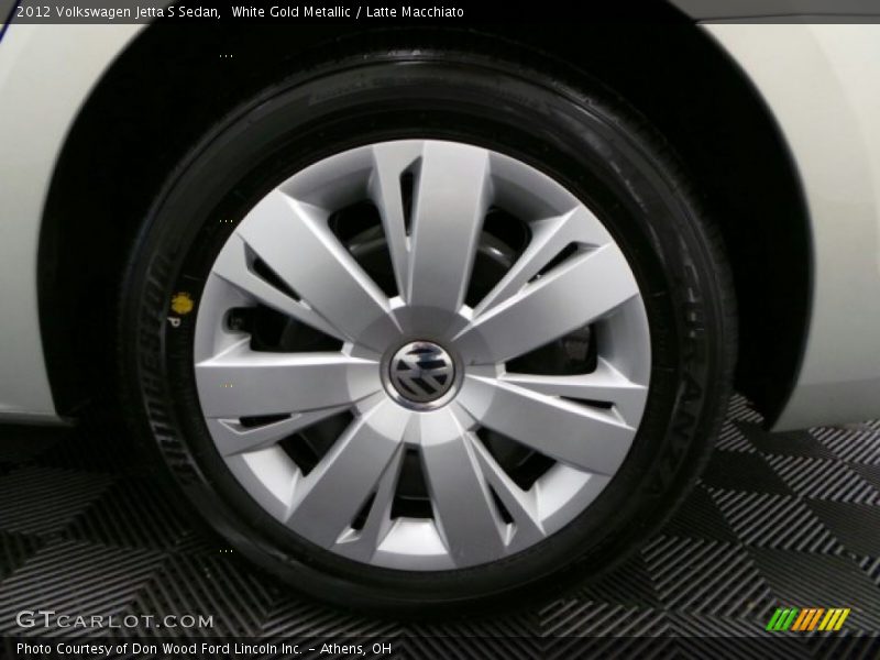 White Gold Metallic / Latte Macchiato 2012 Volkswagen Jetta S Sedan