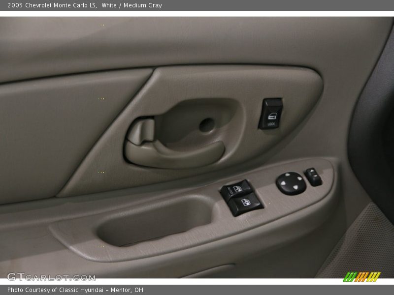 White / Medium Gray 2005 Chevrolet Monte Carlo LS