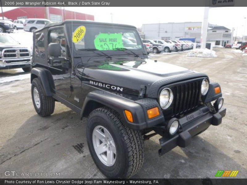 Black / Dark Slate Gray 2006 Jeep Wrangler Rubicon 4x4