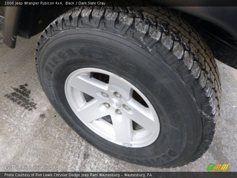 Black / Dark Slate Gray 2006 Jeep Wrangler Rubicon 4x4
