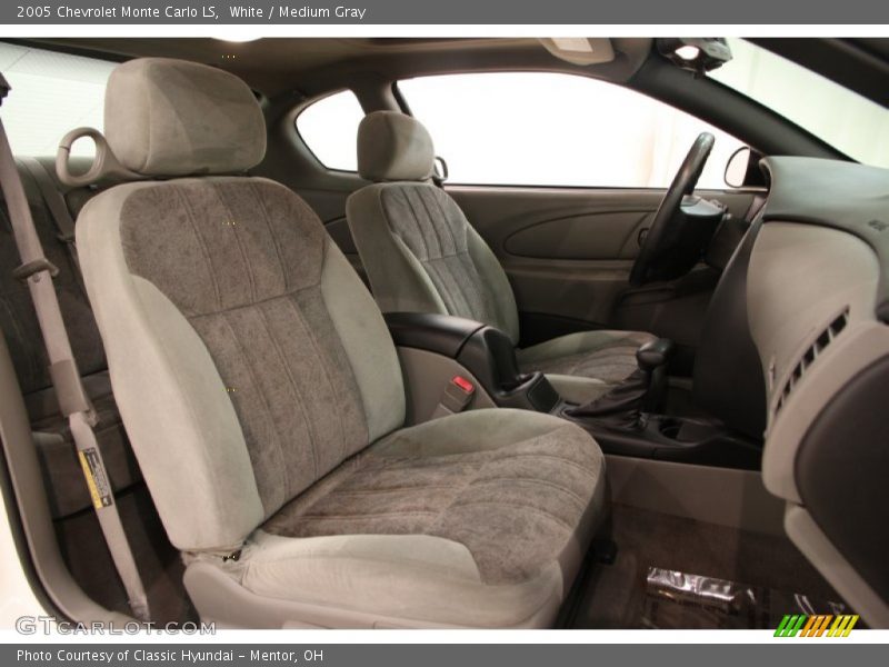 White / Medium Gray 2005 Chevrolet Monte Carlo LS