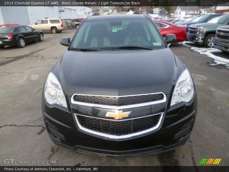 Black Granite Metallic / Light Titanium/Jet Black 2014 Chevrolet Equinox LT AWD