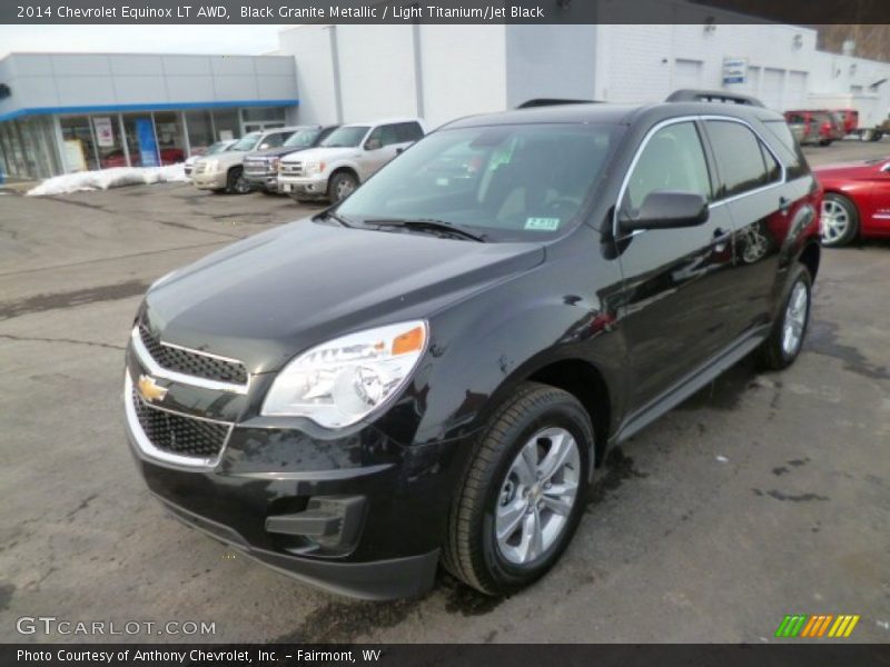 Black Granite Metallic / Light Titanium/Jet Black 2014 Chevrolet Equinox LT AWD