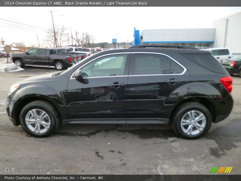 Black Granite Metallic / Light Titanium/Jet Black 2014 Chevrolet Equinox LT AWD