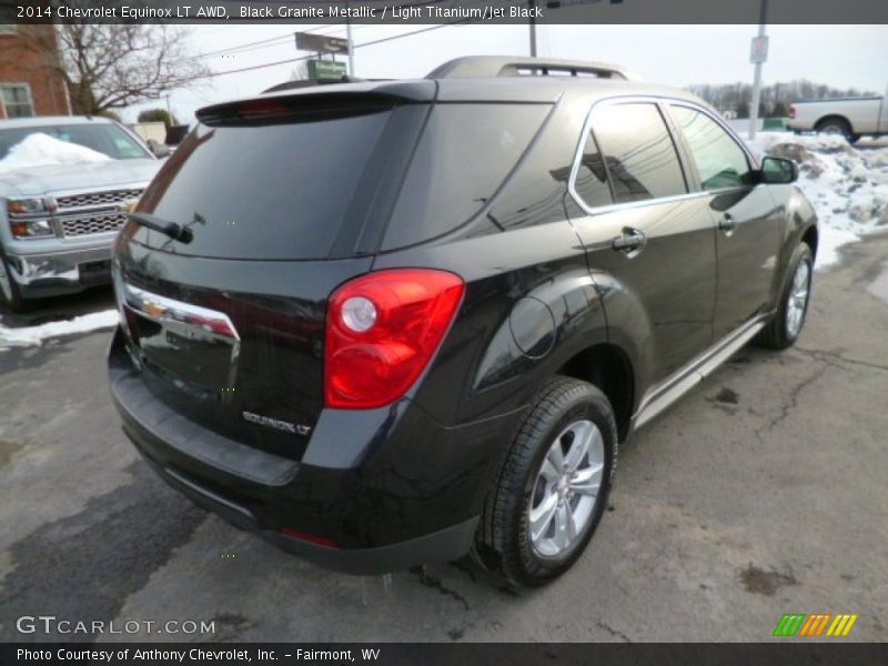 Black Granite Metallic / Light Titanium/Jet Black 2014 Chevrolet Equinox LT AWD
