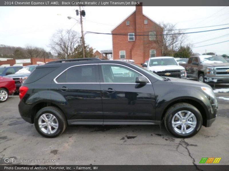 Black Granite Metallic / Light Titanium/Jet Black 2014 Chevrolet Equinox LT AWD