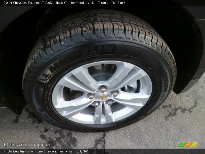Black Granite Metallic / Light Titanium/Jet Black 2014 Chevrolet Equinox LT AWD