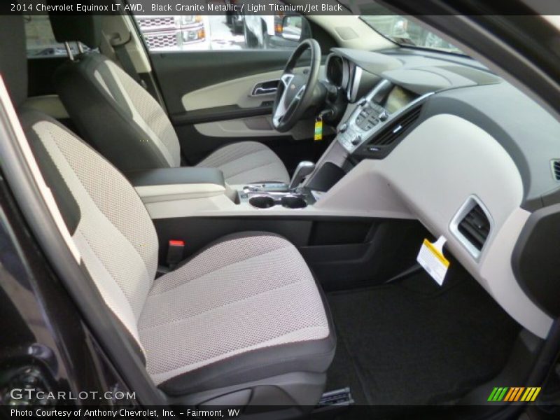Black Granite Metallic / Light Titanium/Jet Black 2014 Chevrolet Equinox LT AWD