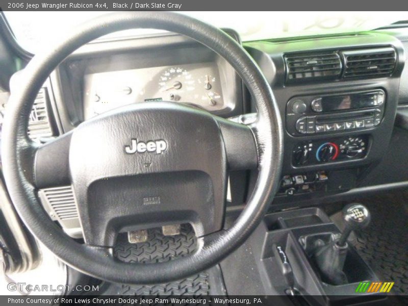 Black / Dark Slate Gray 2006 Jeep Wrangler Rubicon 4x4