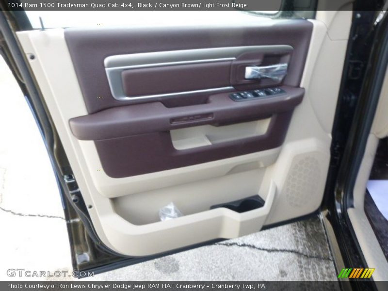 Black / Canyon Brown/Light Frost Beige 2014 Ram 1500 Tradesman Quad Cab 4x4