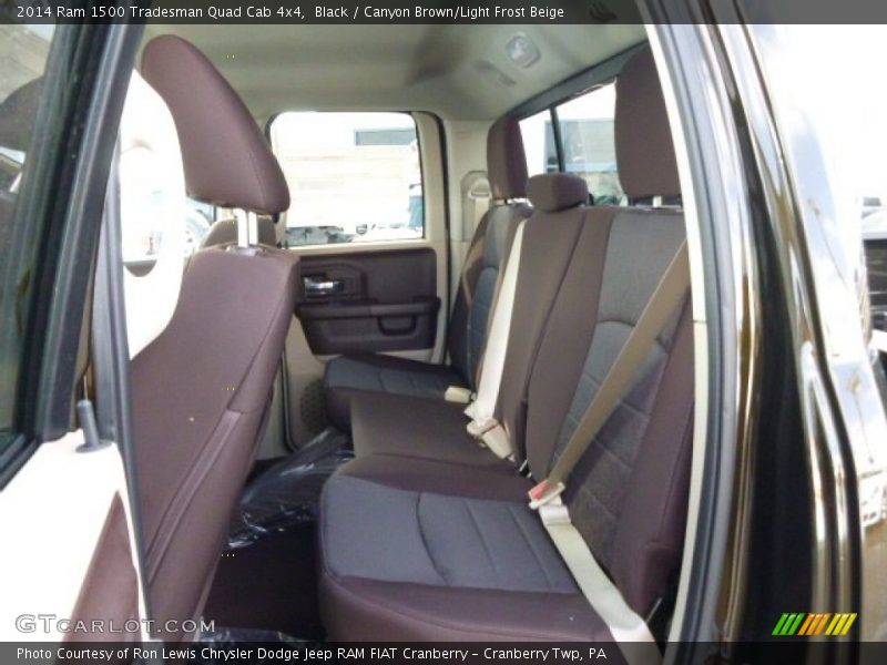Black / Canyon Brown/Light Frost Beige 2014 Ram 1500 Tradesman Quad Cab 4x4