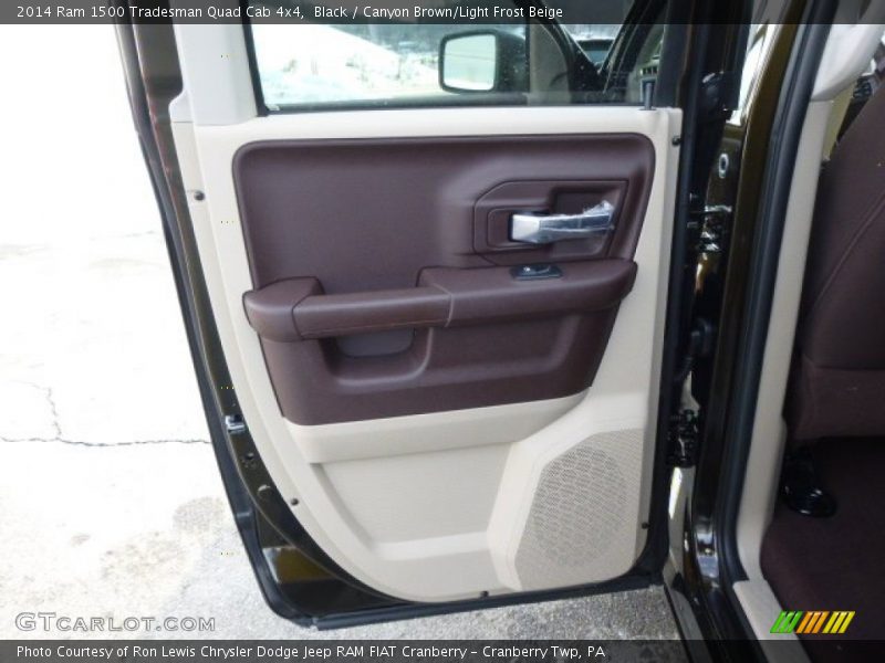 Black / Canyon Brown/Light Frost Beige 2014 Ram 1500 Tradesman Quad Cab 4x4