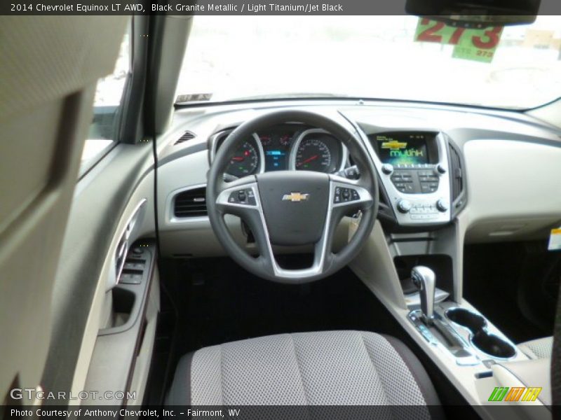 Black Granite Metallic / Light Titanium/Jet Black 2014 Chevrolet Equinox LT AWD