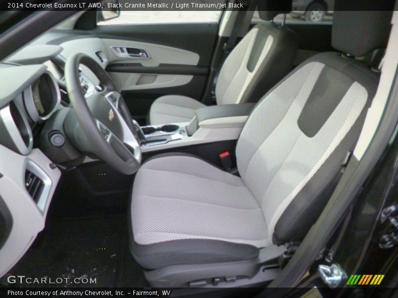 Black Granite Metallic / Light Titanium/Jet Black 2014 Chevrolet Equinox LT AWD