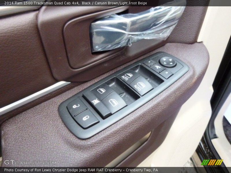 Black / Canyon Brown/Light Frost Beige 2014 Ram 1500 Tradesman Quad Cab 4x4